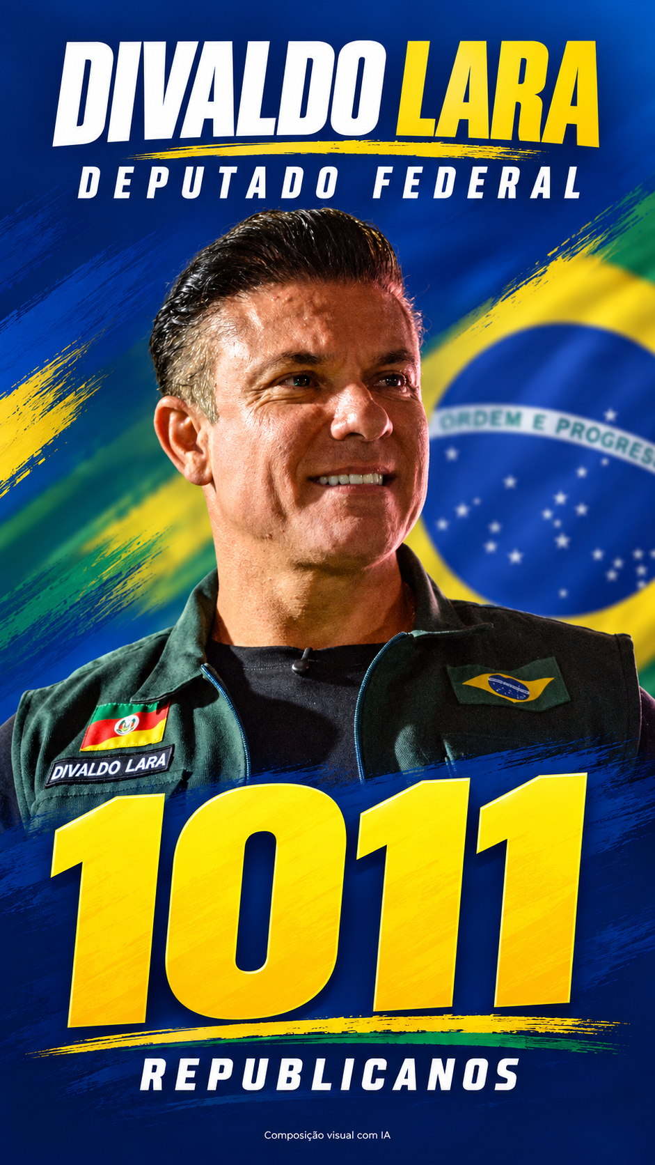 Arte de campanha, formato Story (vertical)