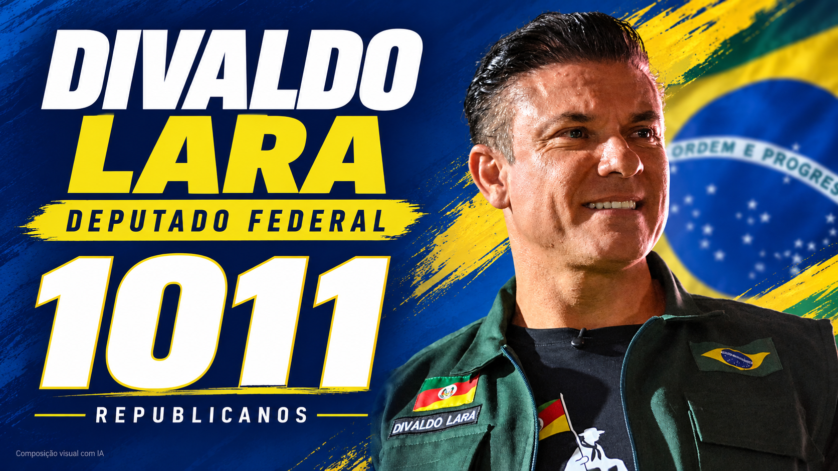 Arte de campanha, formato Capa (horizontal)