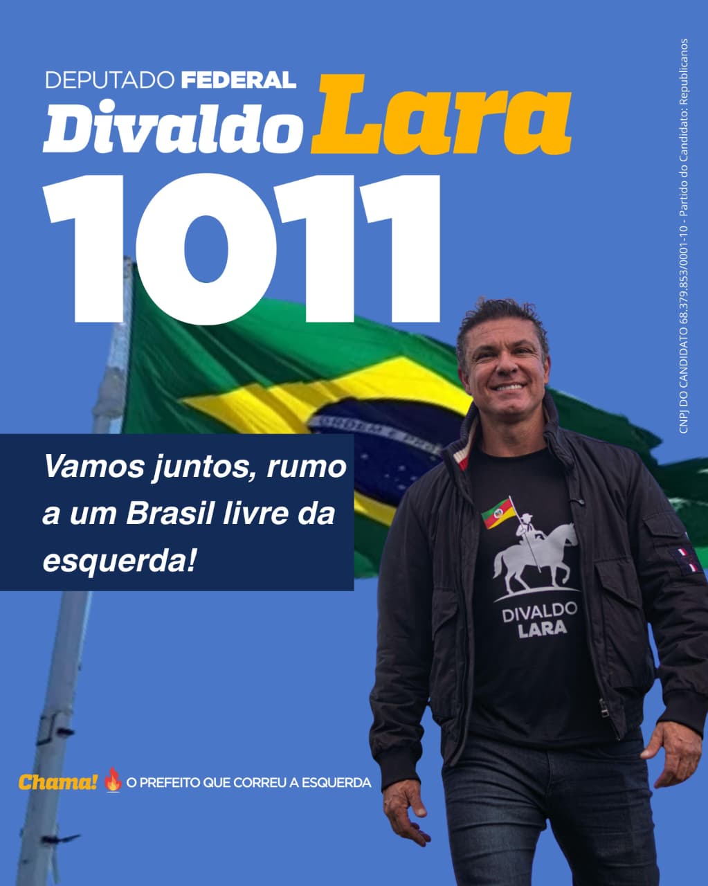 Arte de campanha: Vamos juntos